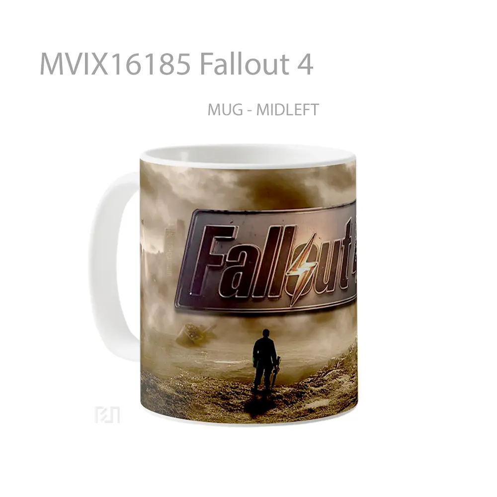 Mug Fallout 4 Full Wrap Lanscape - All-side / Desain