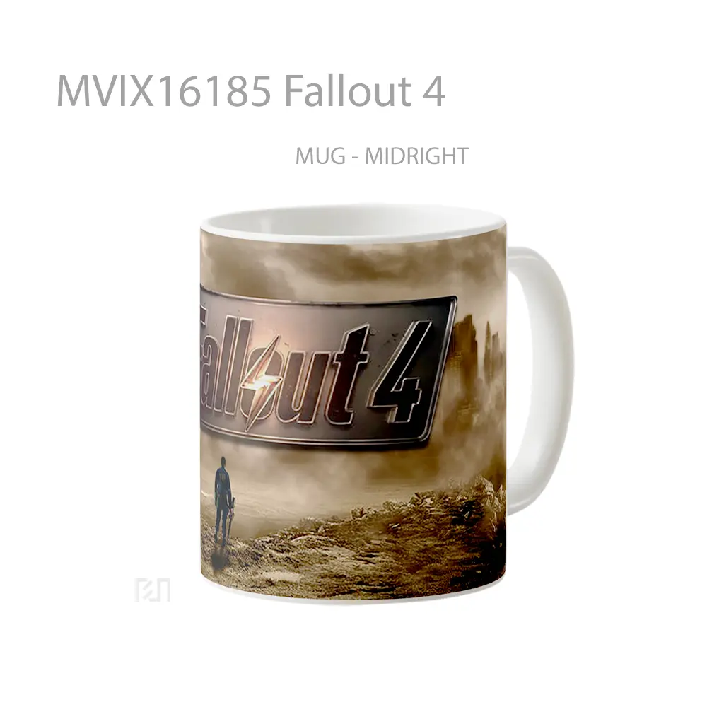Mug Fallout 4 Full Wrap Lanscape - All-side / Desain