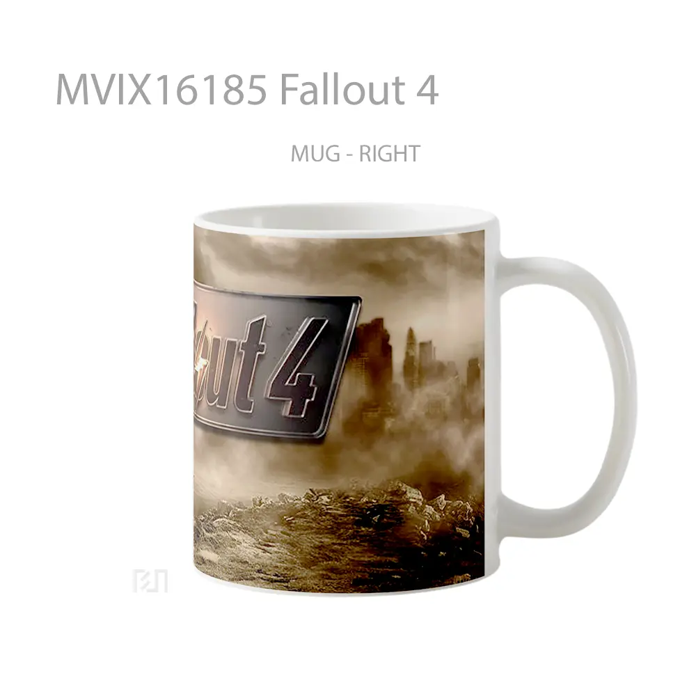 Mug Fallout 4 Full Wrap Lanscape - All-side / Desain