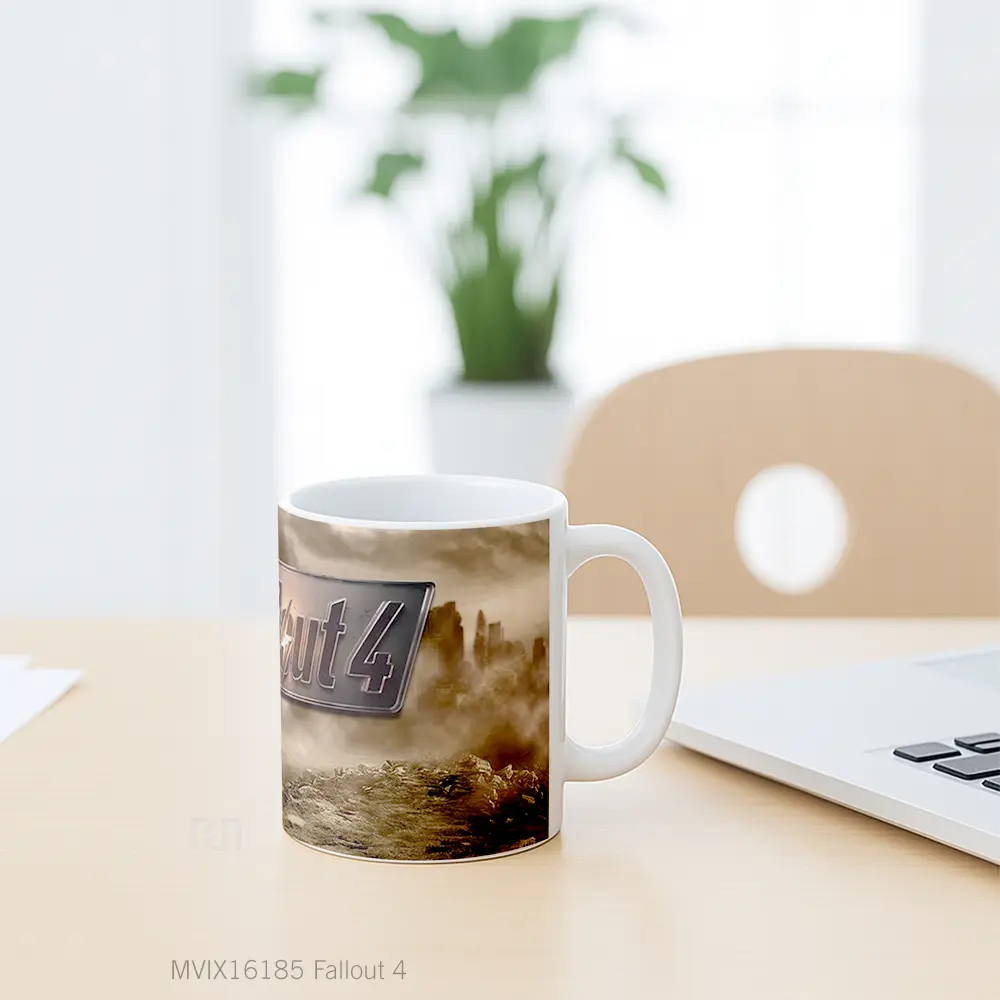 Mug Fallout 4 Full Wrap Lanscape - All-side / Desain