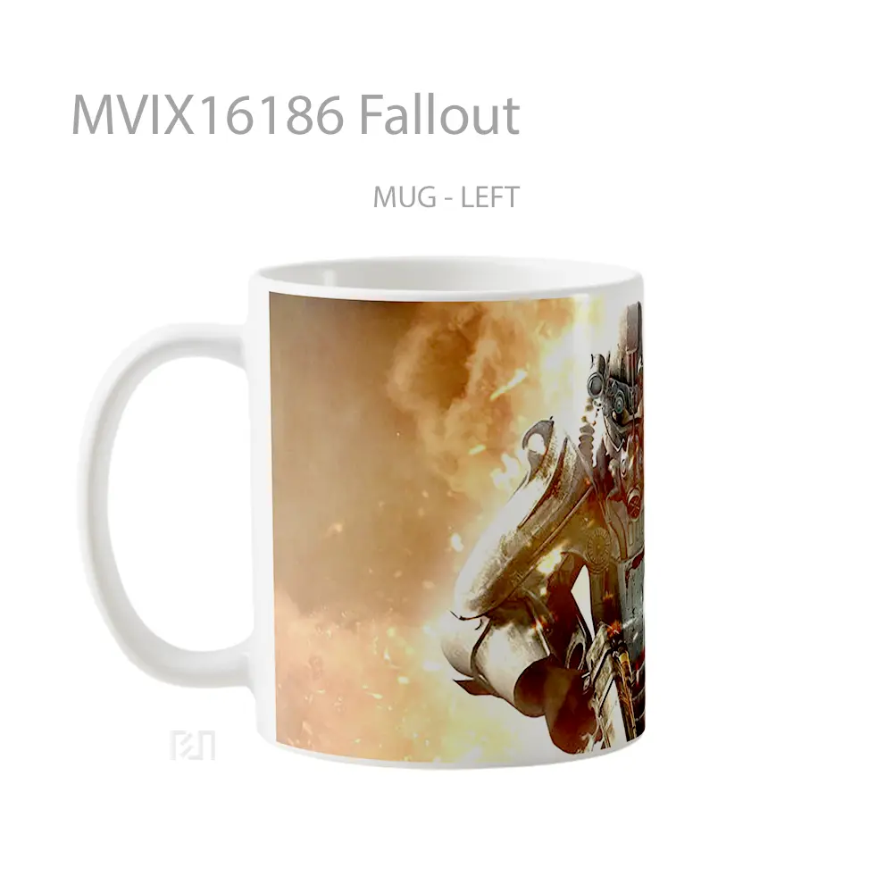 Mug Fallout Full Wrap Lanscape - All-side / Desain