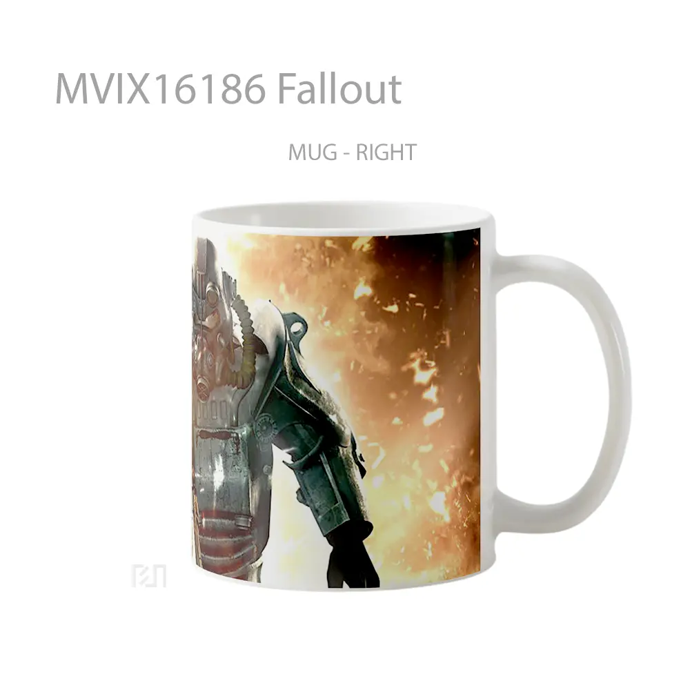 Mug Fallout Full Wrap Lanscape - All-side / Desain