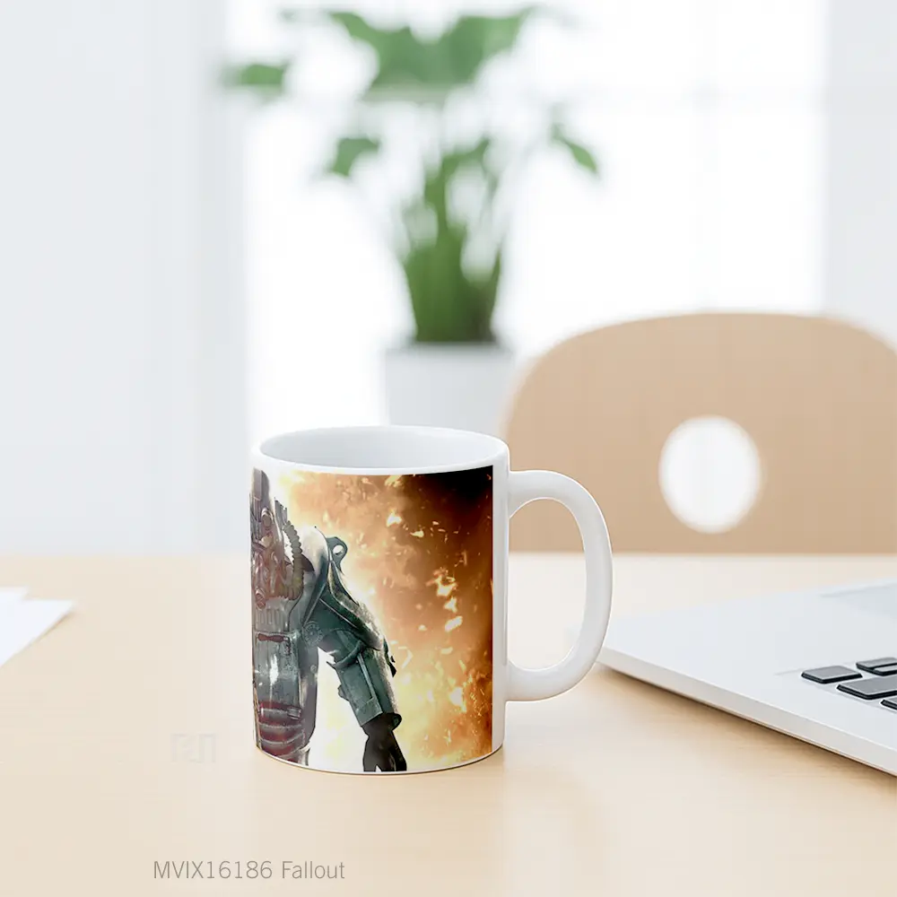 Mug Fallout Full Wrap Lanscape - All-side / Desain