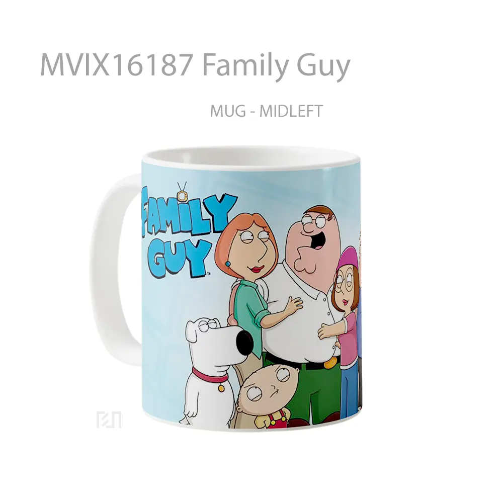 Mug Family Guy Full Wrap Lanscape - All-side / Desain