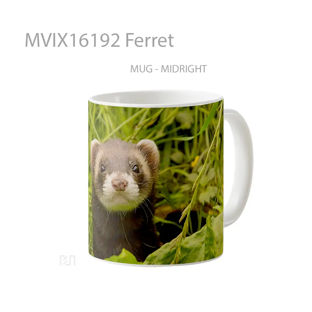 Mug Ferret Full Wrap Lanscape - All-side / Desain