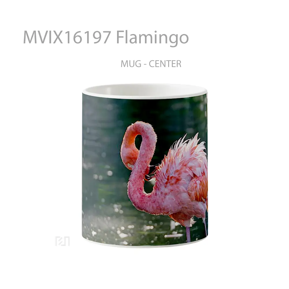 Mug Flamingo Full Wrap Lanscape