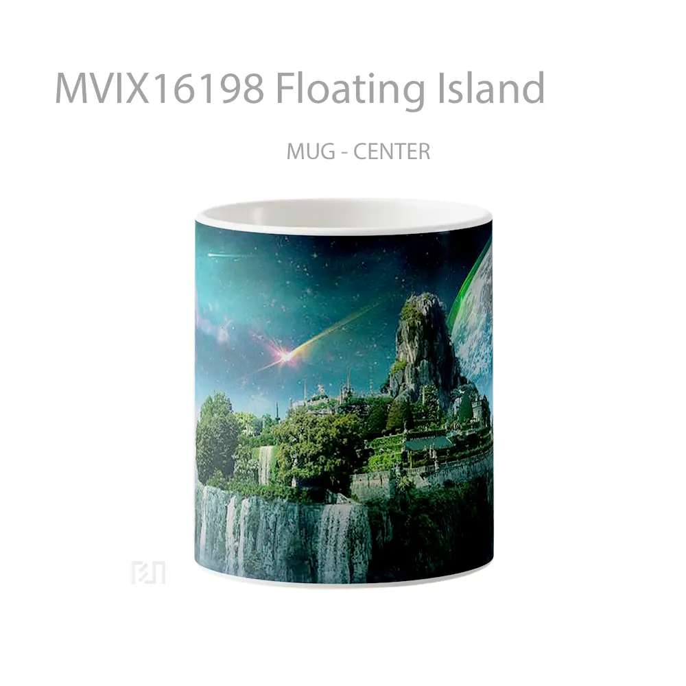 Mug Floating Island Full Wrap Lanscape