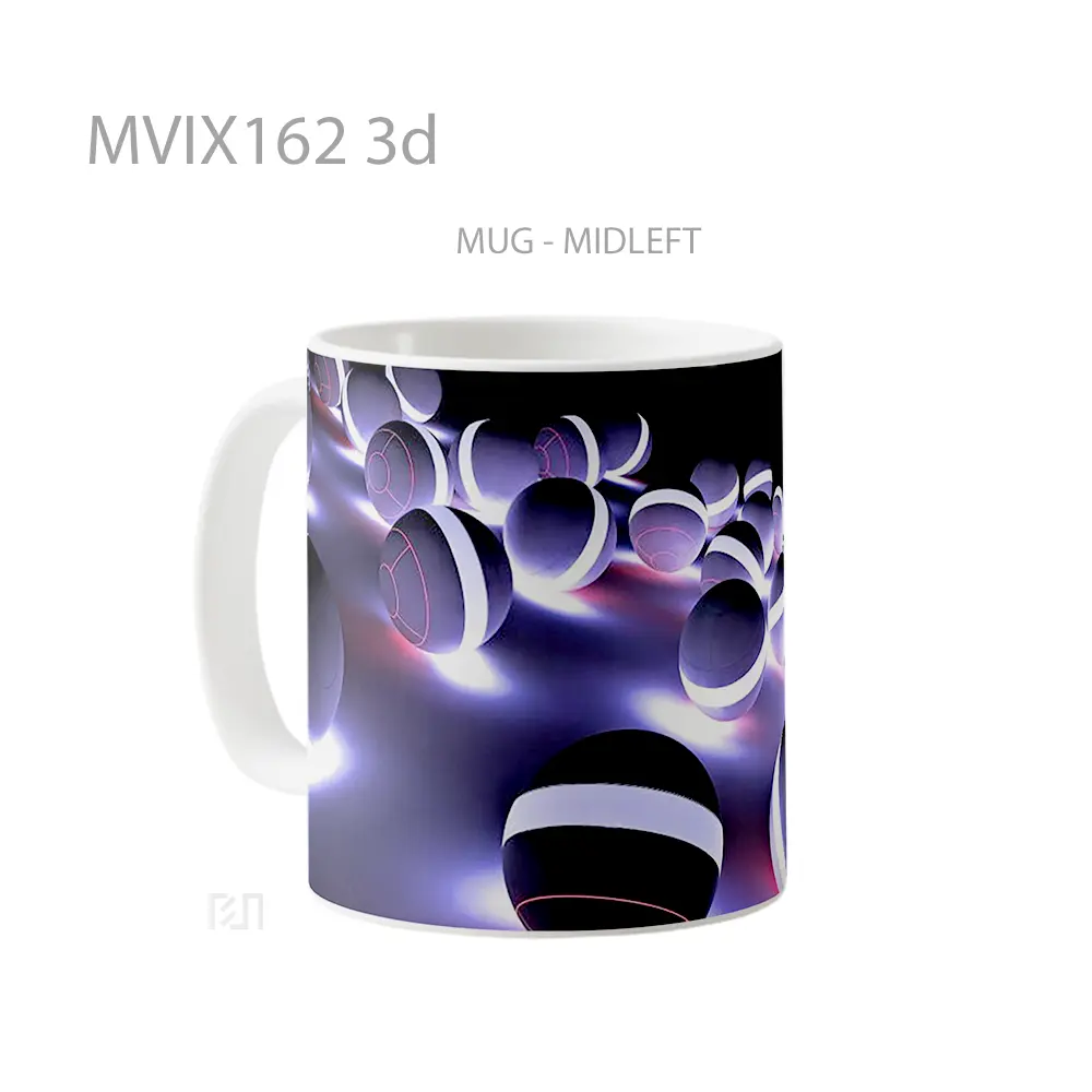Mug 3D Full Wrap Lanscape - All-side / Desain