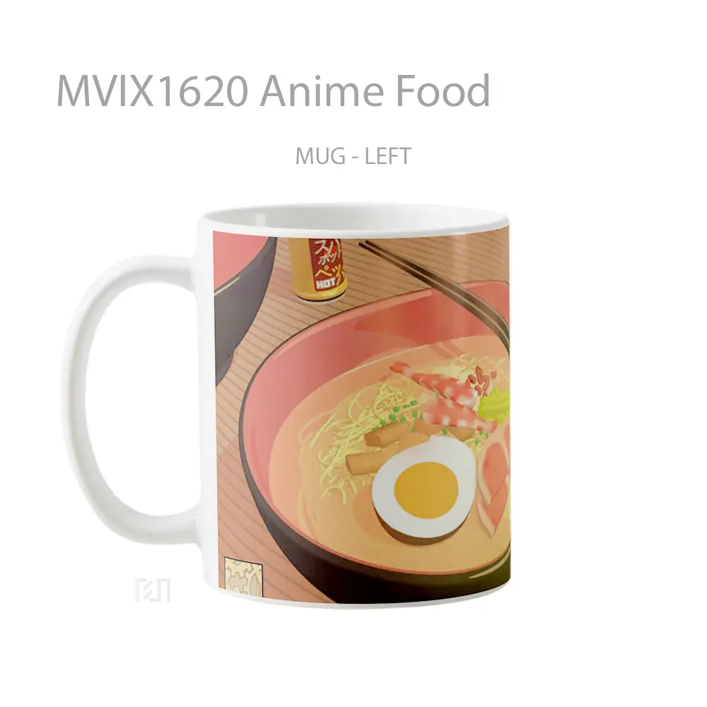 Mug Anime Food Full Wrap Lanscape - All-side / Desain