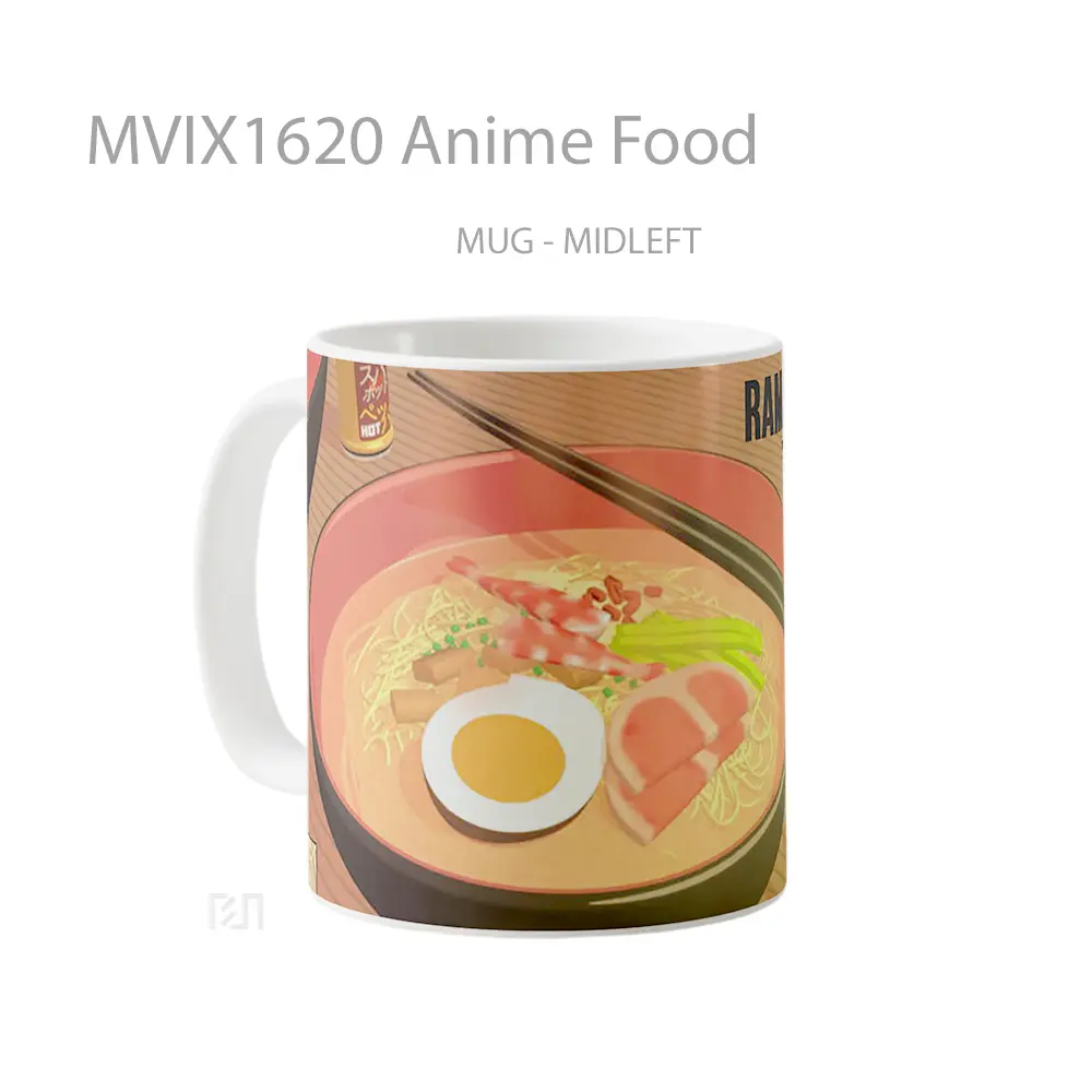 Mug Anime Food Full Wrap Lanscape - All-side / Desain