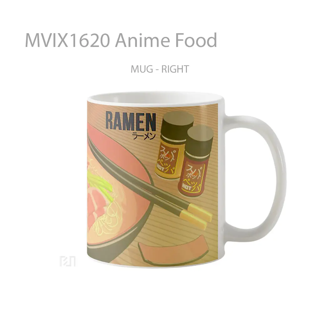 Mug Anime Food Full Wrap Lanscape - All-side / Desain
