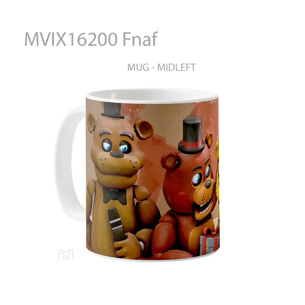 Mug Fnaf Full Wrap Lanscape - All-side / Desain