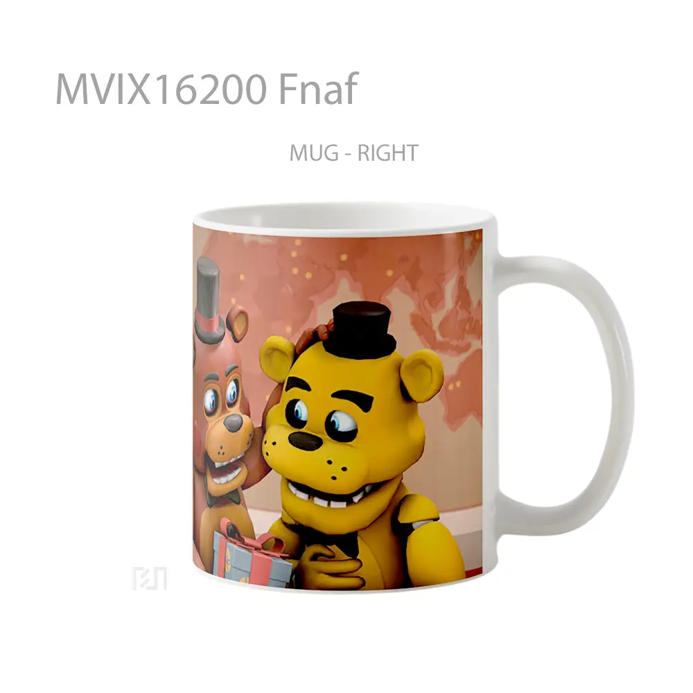 Mug Fnaf Full Wrap Lanscape - All-side / Desain