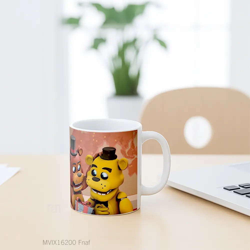 Mug Fnaf Full Wrap Lanscape - All-side / Desain