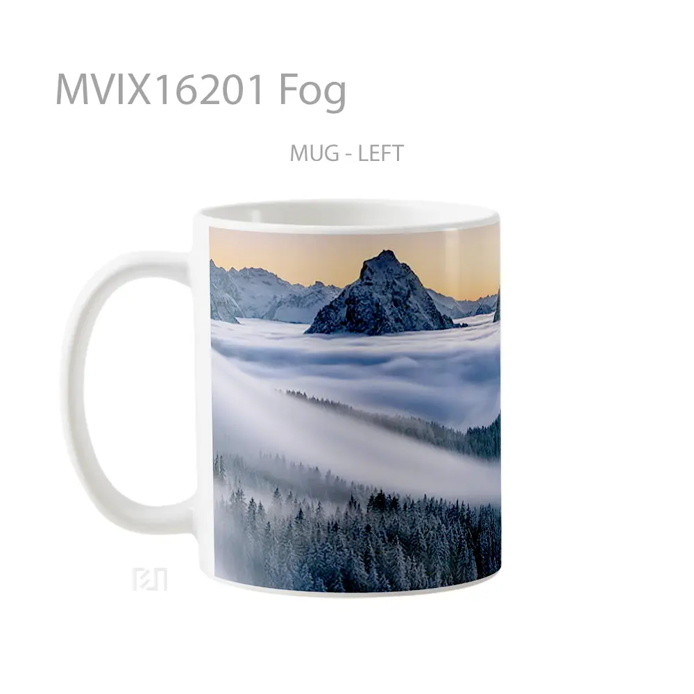 Mug Fog Full Wrap Lanscape - All-side / Desain