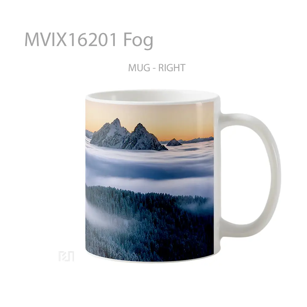 Mug Fog Full Wrap Lanscape - All-side / Desain