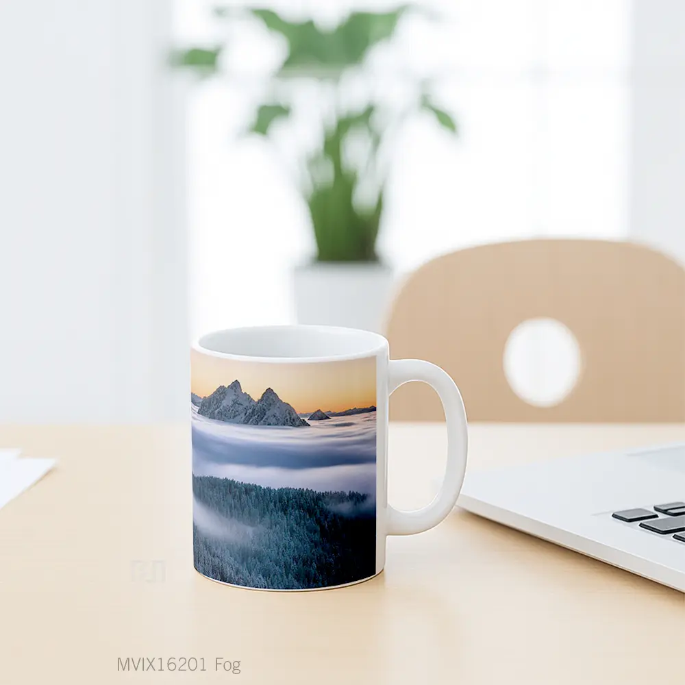 Mug Fog Full Wrap Lanscape - All-side / Desain