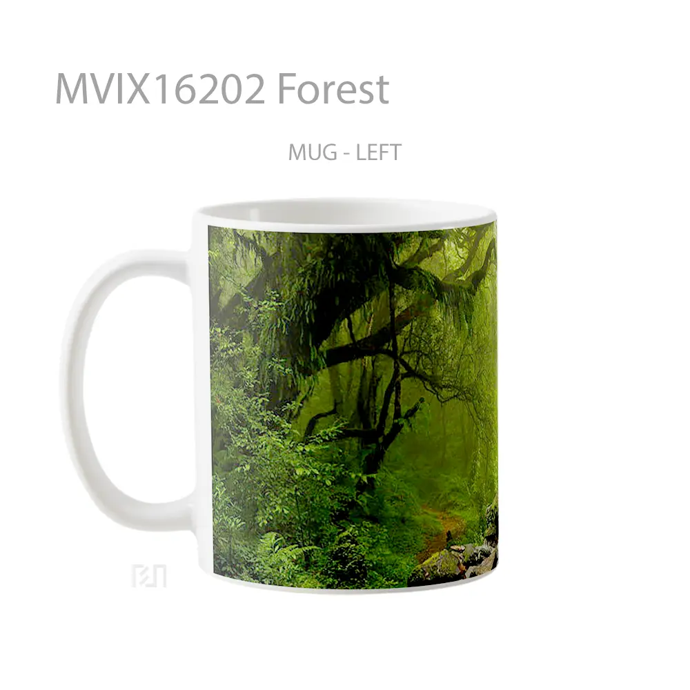 Mug Forest Full Wrap Lanscape - All-side / Desain