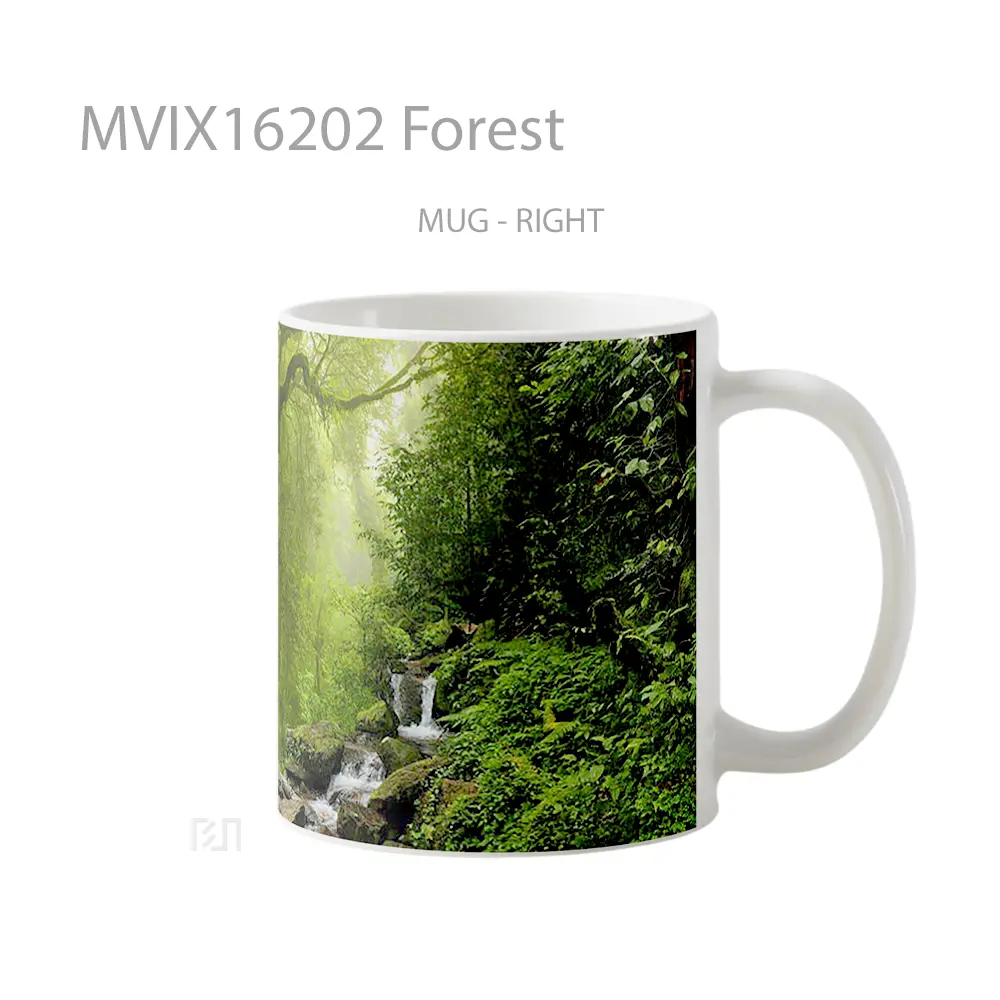 Mug Forest Full Wrap Lanscape - All-side / Desain