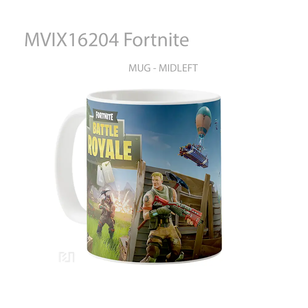 Mug Fortnite Full Wrap Lanscape - All-side / Desain