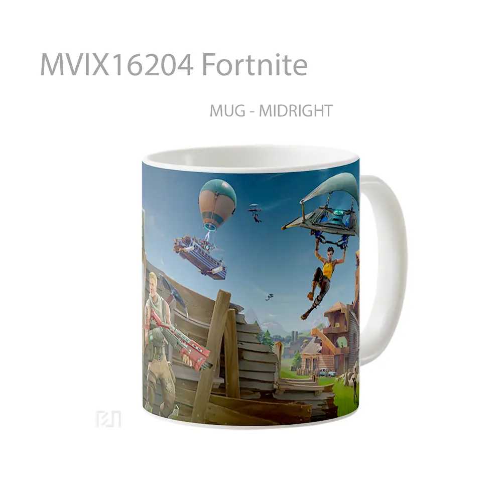 Mug Fortnite Full Wrap Lanscape - All-side / Desain
