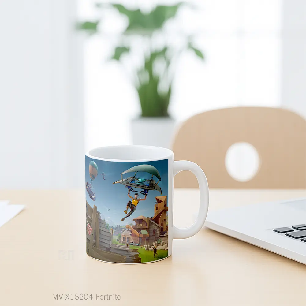 Mug Fortnite Full Wrap Lanscape - All-side / Desain