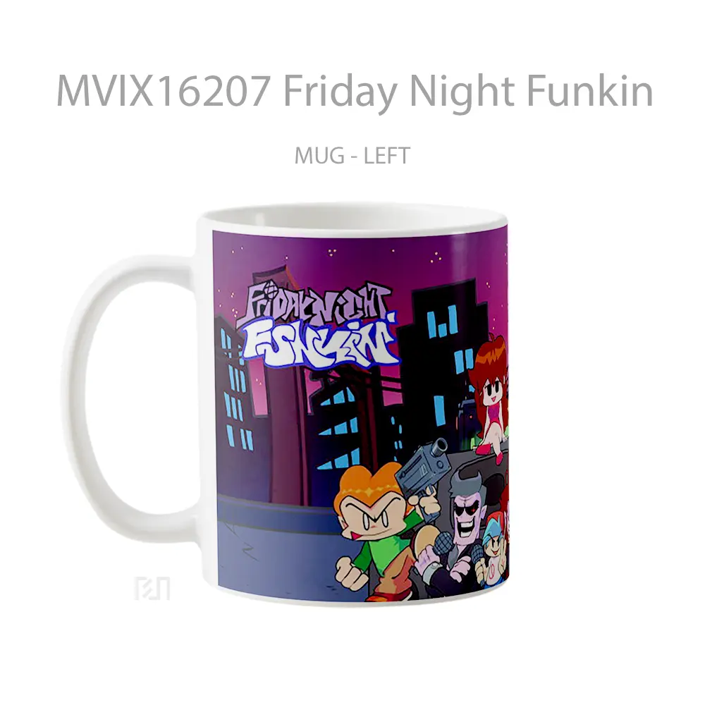 Mug Friday Night Funkin Full Wrap Lanscape - All-side / Desain