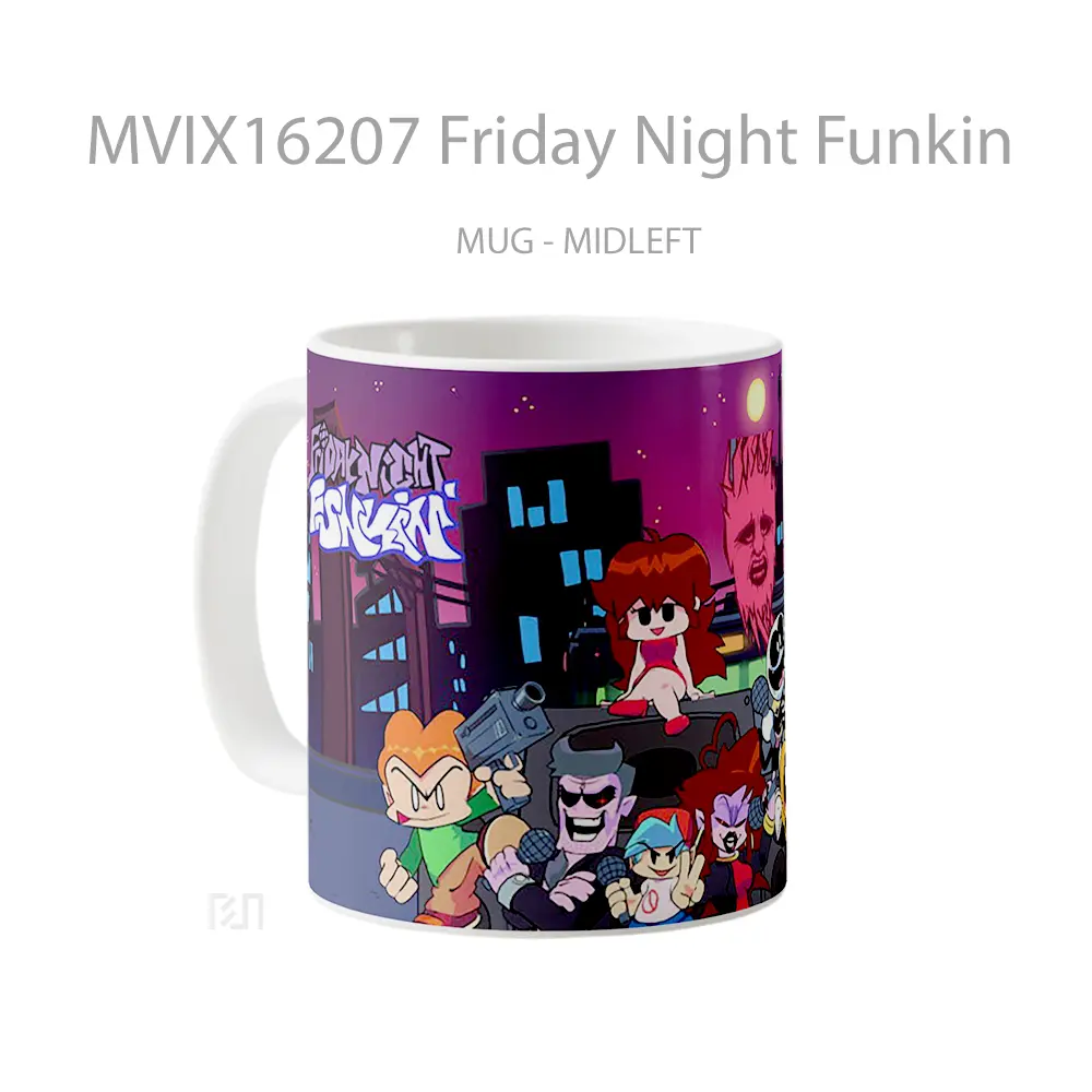 Mug Friday Night Funkin Full Wrap Lanscape - All-side / Desain