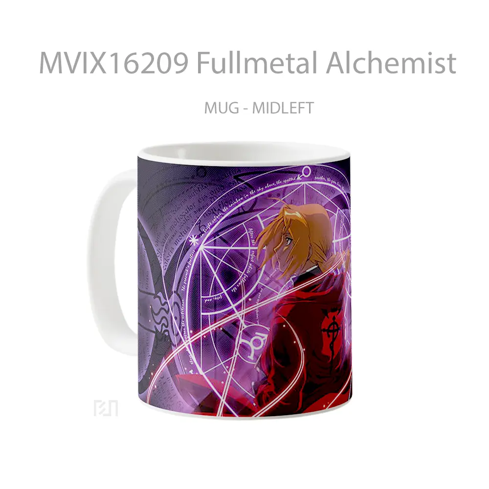 Mug Fullmetal Alchemist Full Wrap Lanscape - All-side / Desain