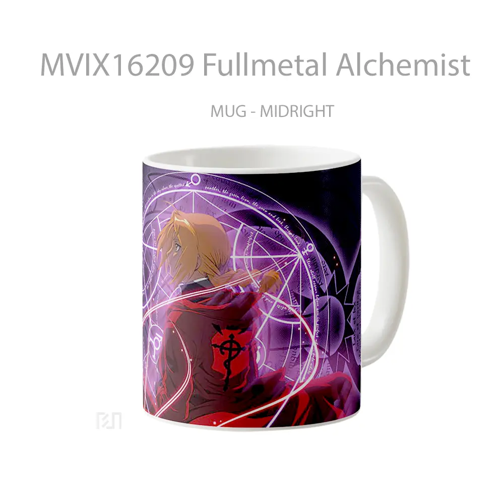 Mug Fullmetal Alchemist Full Wrap Lanscape - All-side / Desain