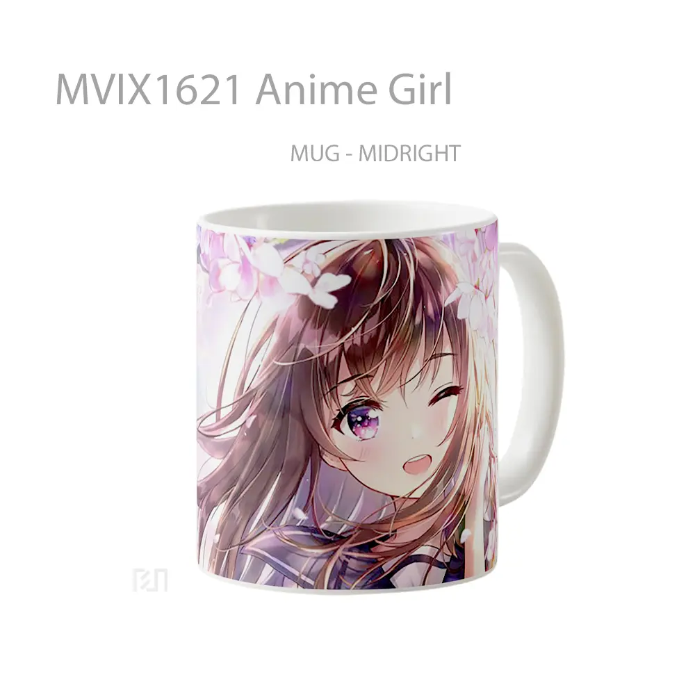 Mug Anime Girl Full Wrap Lanscape - All-side / Desain