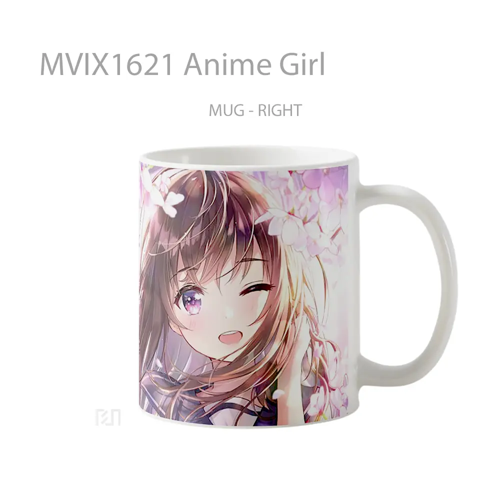 Mug Anime Girl Full Wrap Lanscape - All-side / Desain