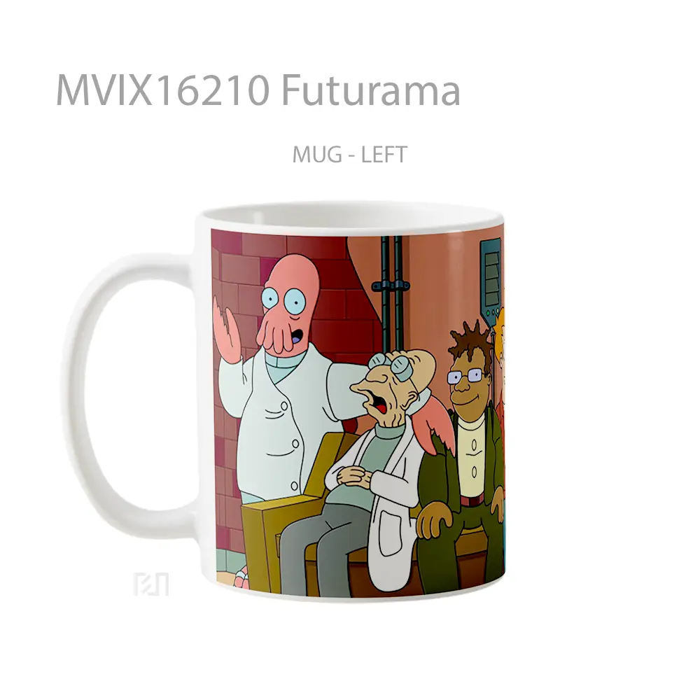Mug Futurama Full Wrap Lanscape - All-side / Desain
