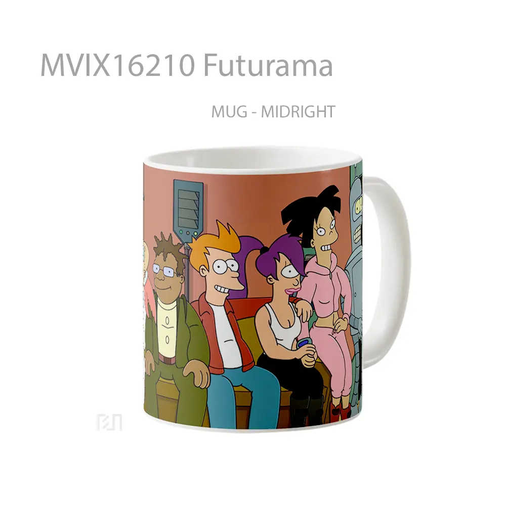 Mug Futurama Full Wrap Lanscape - All-side / Desain