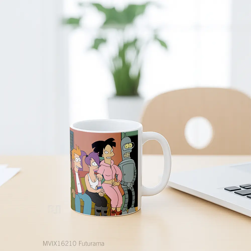 Mug Futurama Full Wrap Lanscape - All-side / Desain