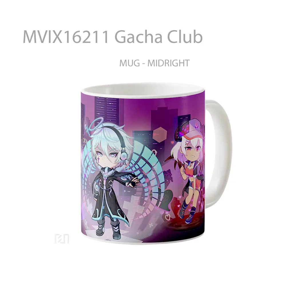 Mug Gacha Club Full Wrap Lanscape - All-side / Desain