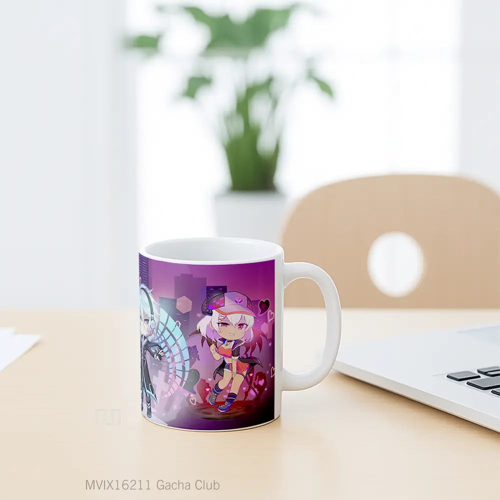 Mug Gacha Club Full Wrap Lanscape - All-side / Desain