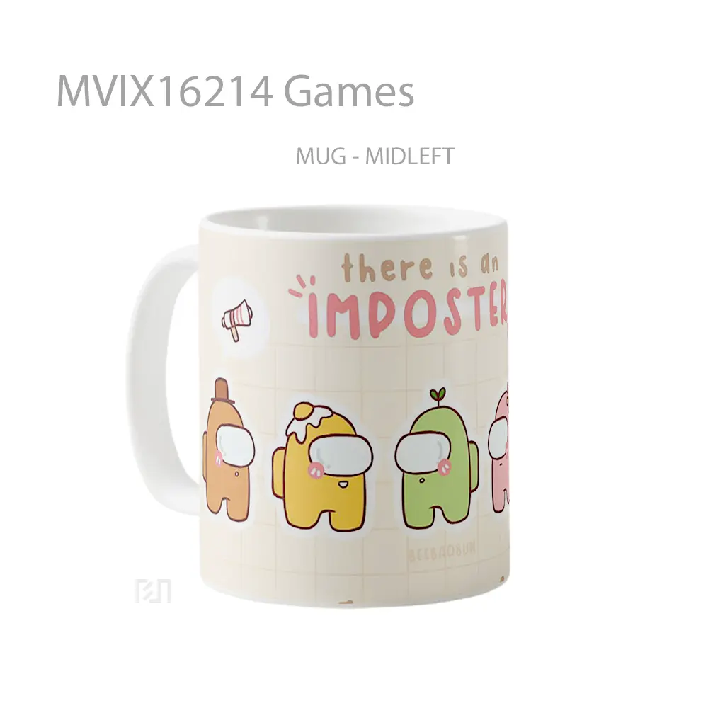 Mug Games Full Wrap Lanscape - All-side / Desain