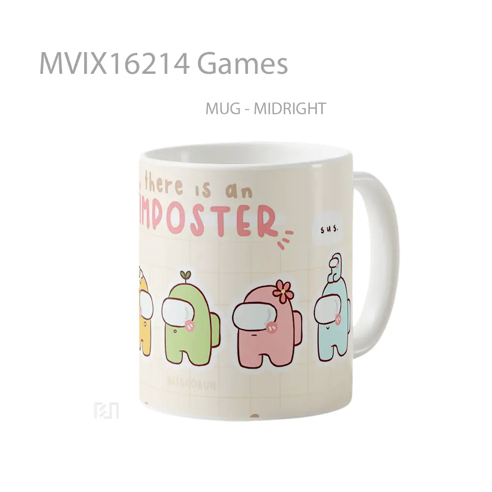 Mug Games Full Wrap Lanscape - All-side / Desain