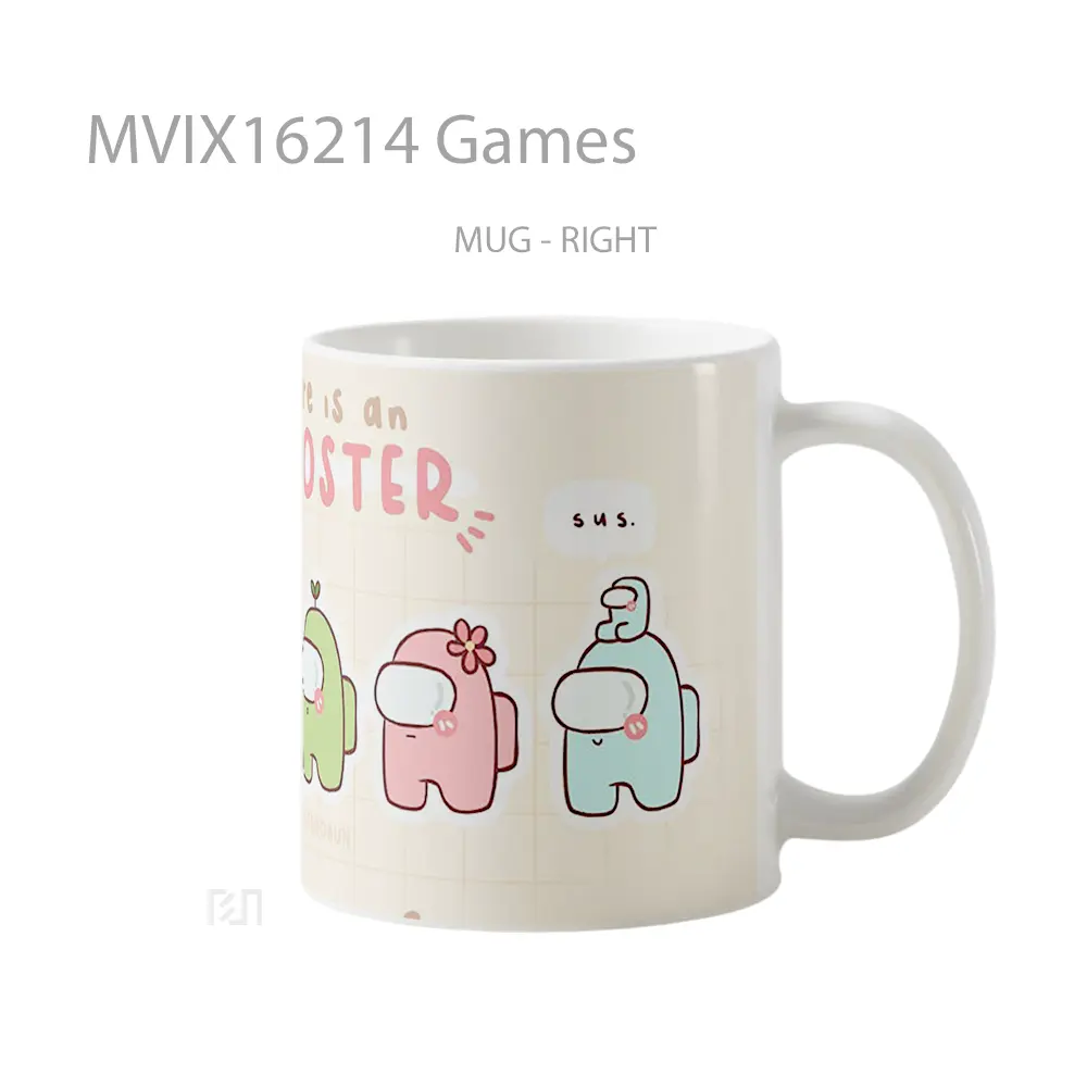 Mug Games Full Wrap Lanscape - All-side / Desain