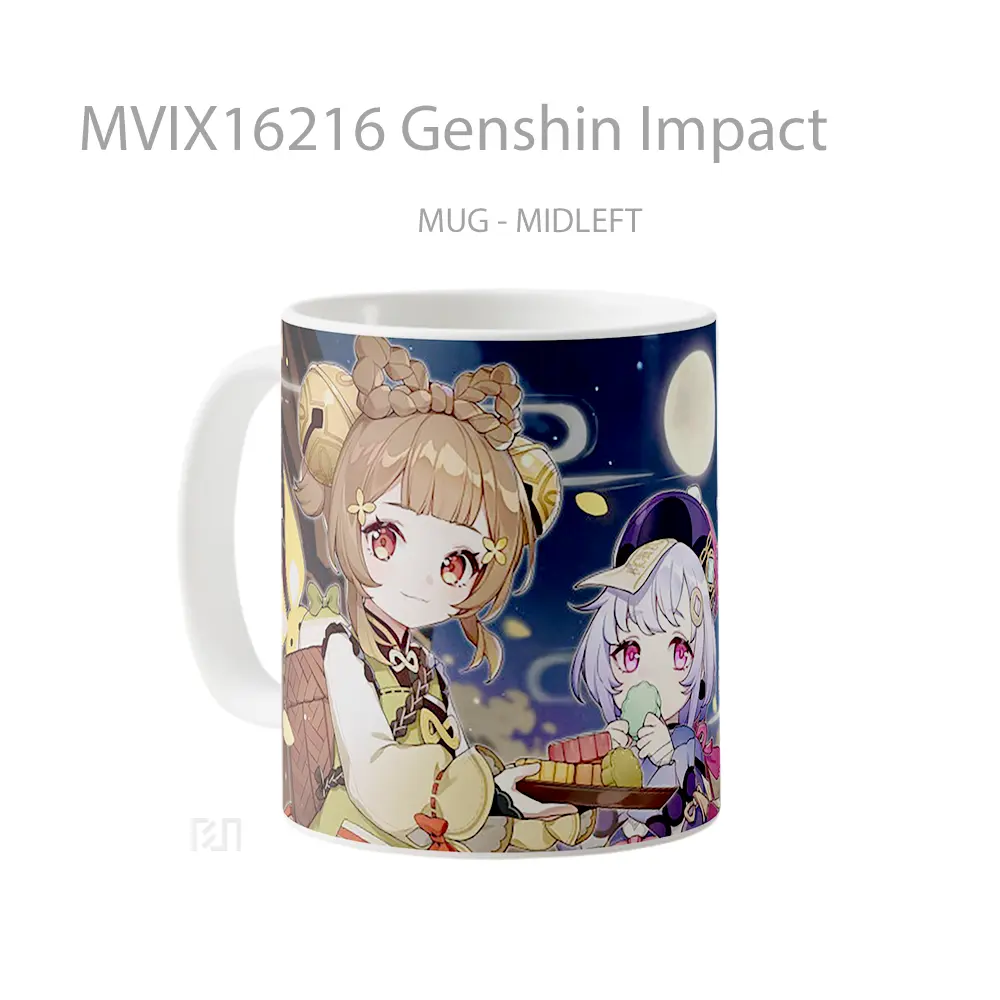 Mug Genshin Impact Full Wrap Lanscape - All-side / Desain
