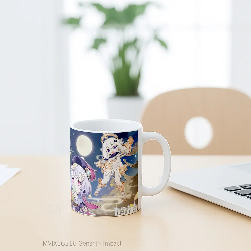 Mug Genshin Impact Full Wrap Lanscape - All-side / Desain
