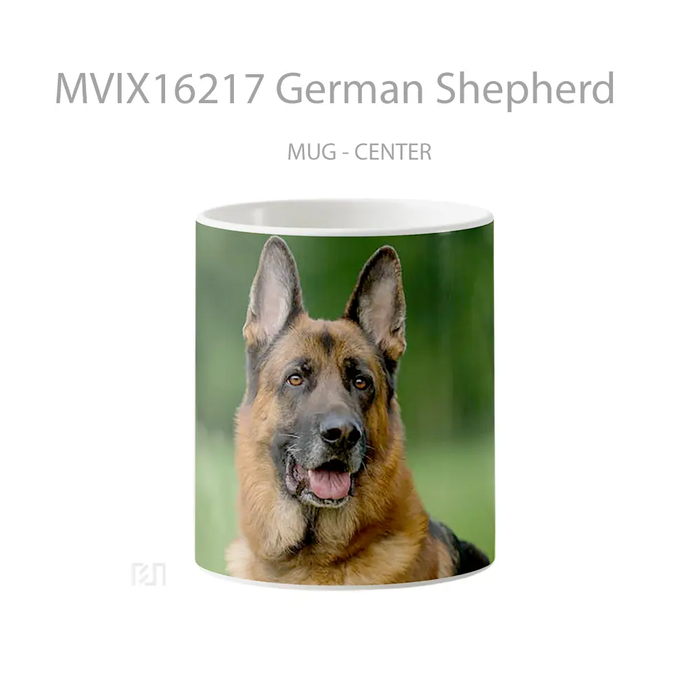 Mug German Shepherd Full Wrap Lanscape