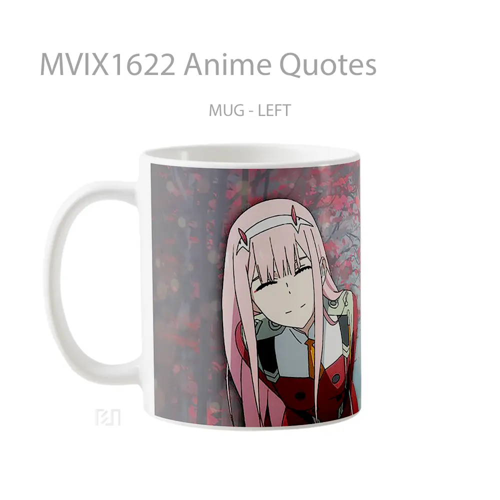 Mug Anime Quotes Full Wrap Lanscape - All-side / Desain