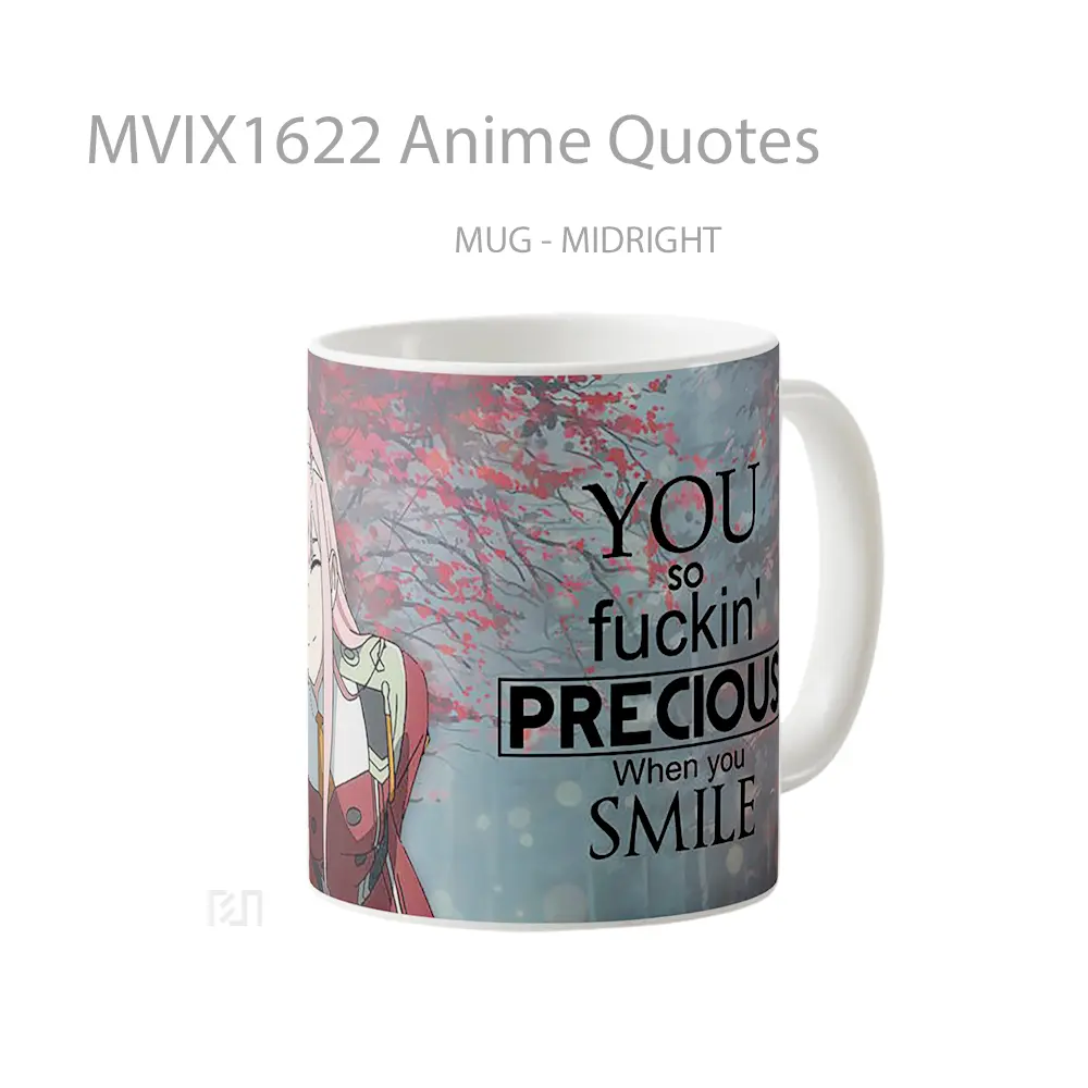 Mug Anime Quotes Full Wrap Lanscape - All-side / Desain