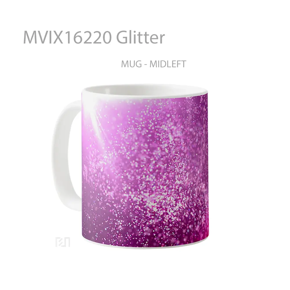 Mug Glitter Full Wrap Lanscape - All-side / Desain