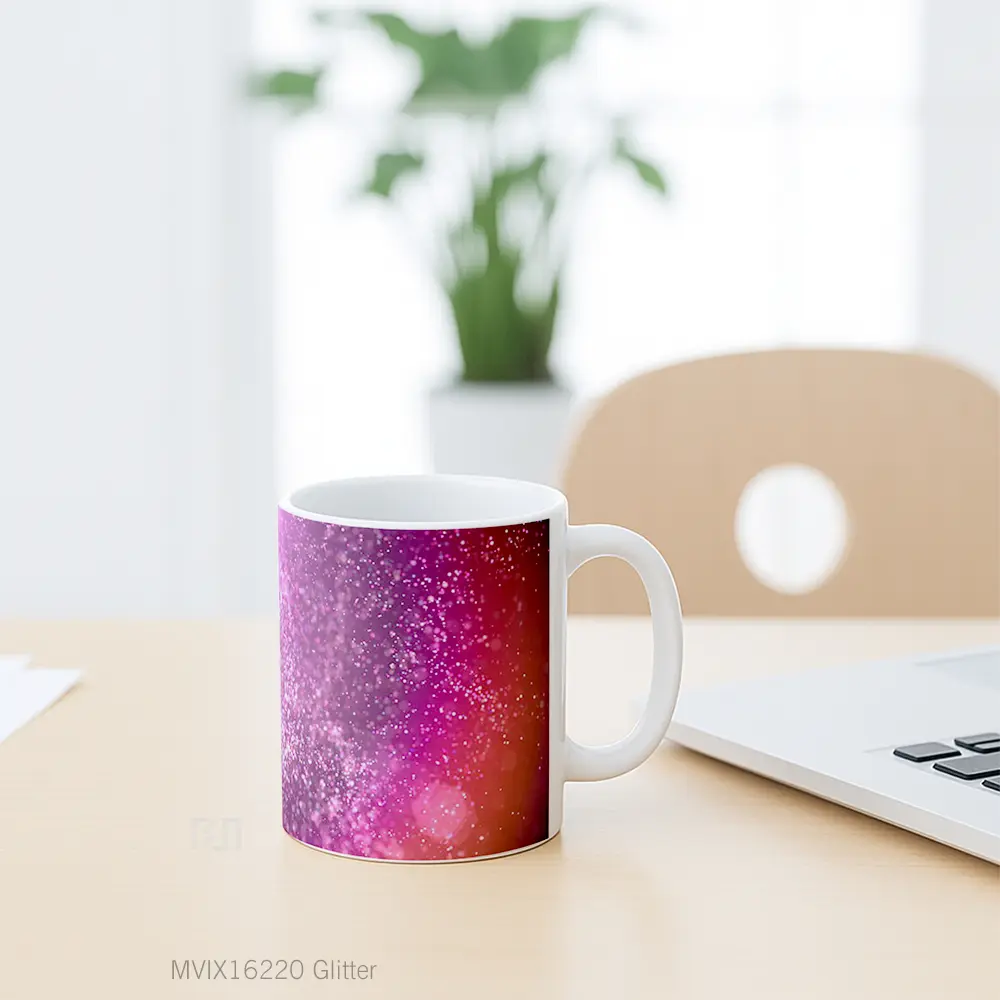 Mug Glitter Full Wrap Lanscape - All-side / Desain