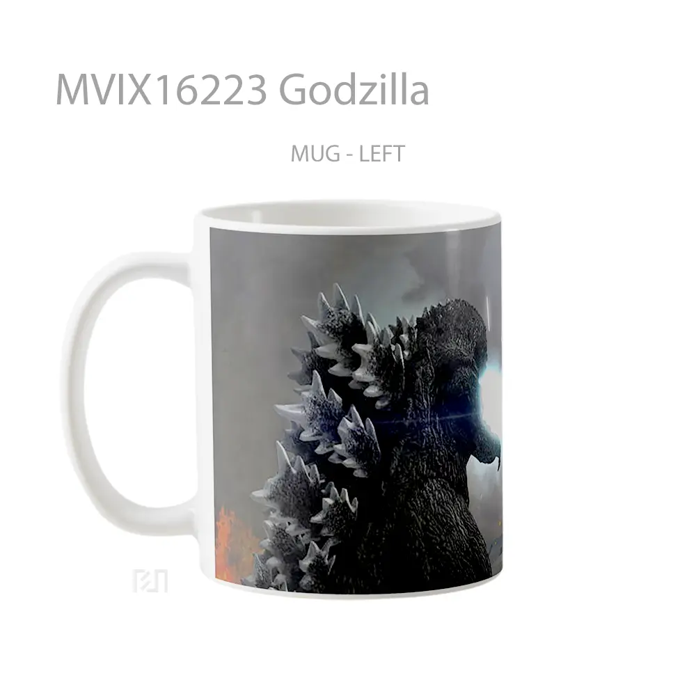 Mug Godzilla Full Wrap Lanscape - All-side / Desain