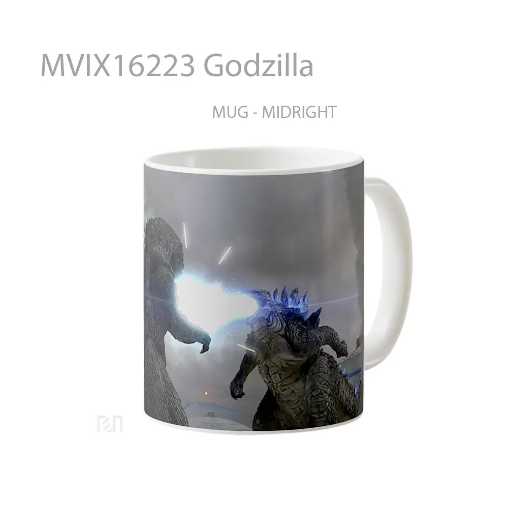 Mug Godzilla Full Wrap Lanscape - All-side / Desain