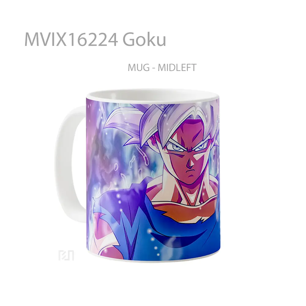 Mug Goku Full Wrap Lanscape - All-side / Desain